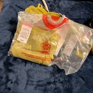 *brand new* bra and under wear set. Never opened. Lime green.